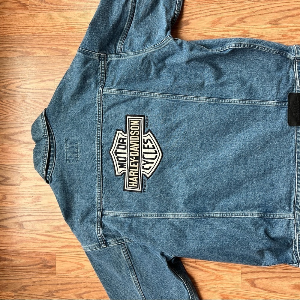 Harley-Davidson Blue Denim Jacket - Picture 4 of 8